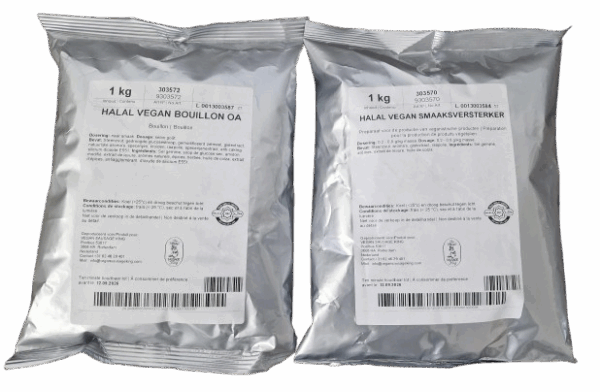Combinatie set Basis Bouillon 1 kg  + Smaakbooster 1kg (Himalaya zout - Vegan - Halal gecertificeerd)